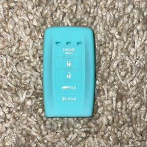Teal Silicone Acura Key Protector